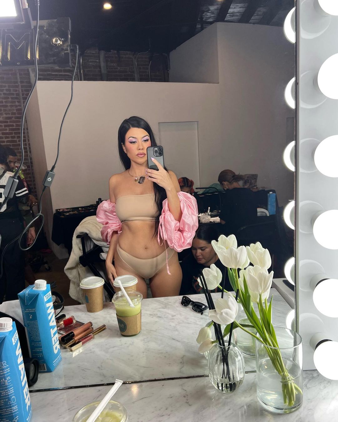 Kourtney Kardashian snubbed by sisters amid feud as fans praise star for posting unfiltered body photos ‘unlike Kim’