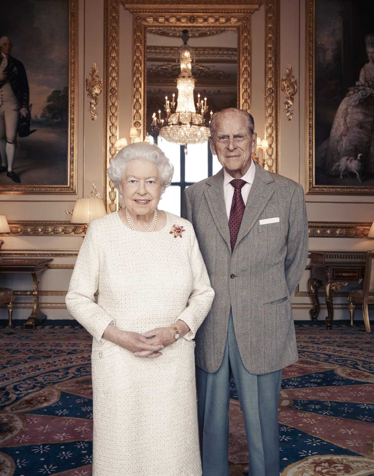 Tomorrow the Queen and her beloved Prince Phillip will be reunited in a 16ft deep burial chamber