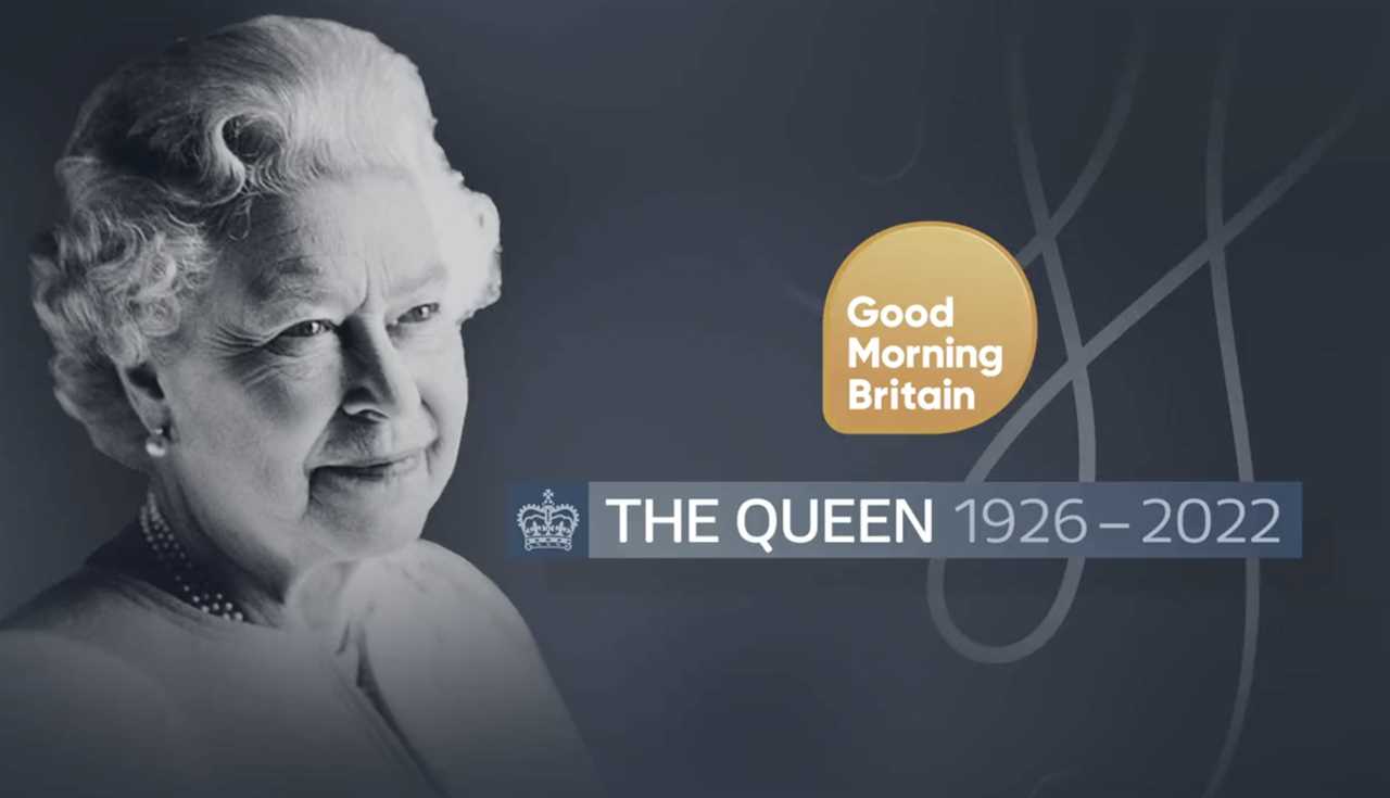 Good Morning Britain makes major changes to show ahead of Queen’s state funeral