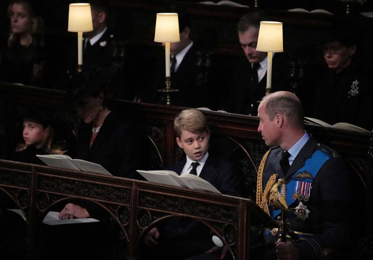Princess Charlotte shares touching moment with Prince Harry during Queen’s funeral