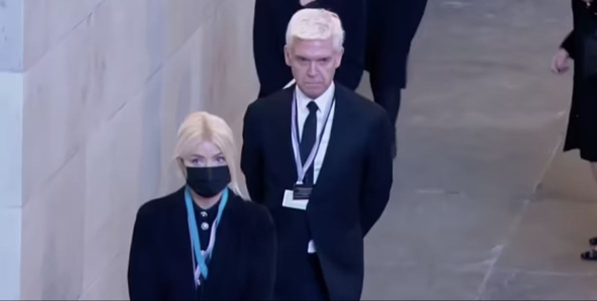 Watch the moment Holly and Phil ‘jump the HUGE queue to see the Queen’s coffin’ – after they insisted they didn’t