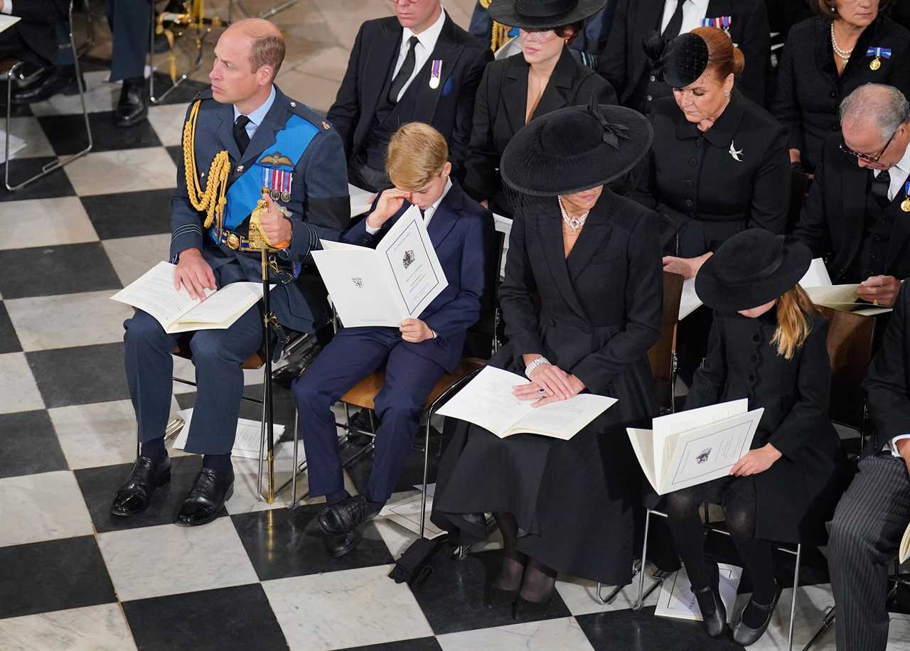 Palace reveals why Prince Harry sat behind King Charles in second row for Queen’s funeral – and not next to William