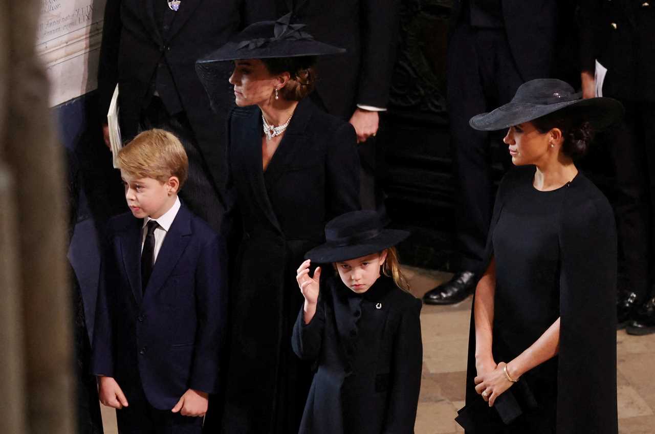 Brave Prince George showed he has what it takes to be king after being thrust into spotlight at his Gan-Gan’s funeral