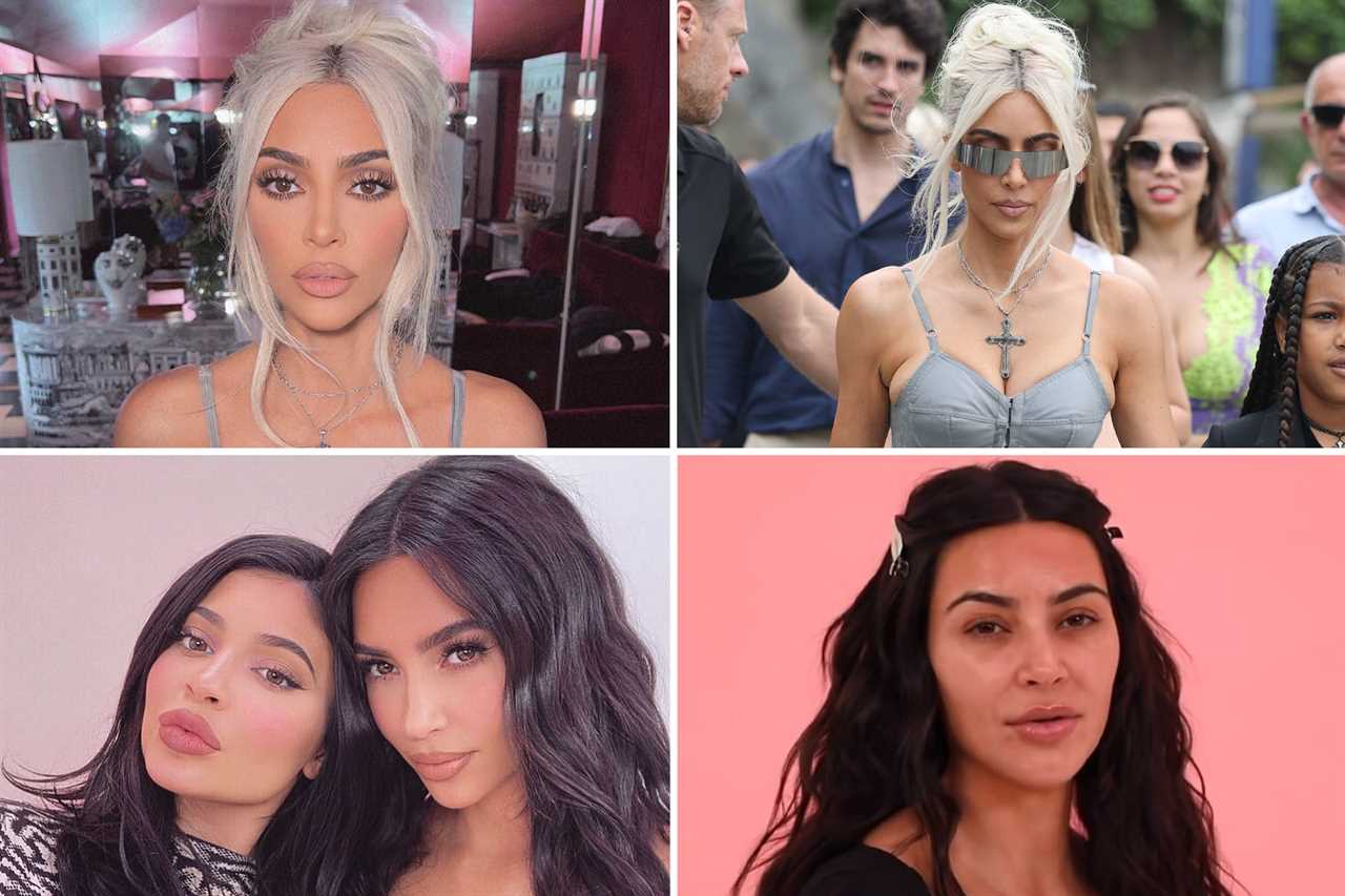 Kim Kardashian stuns as she shows off her bare boobs in see-through SKIMS bra- but fans spot ‘photoshop blunder’