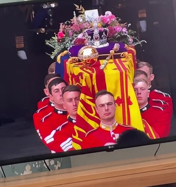 Royal fans swoon over the Grenadier guards at the Queen’s funeral – as some say they were all they could focus on