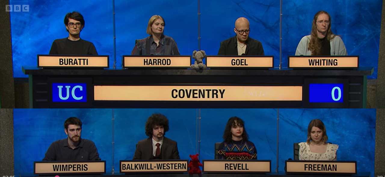 University Challenge fans seriously distracted by contestant’s appearance – but can you spot why?