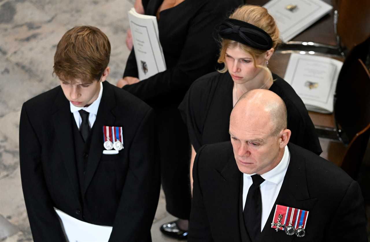 Mike Tindall praised for comforting queen’s youngest grandson James, 14, at funeral as fans call him the perfect royal