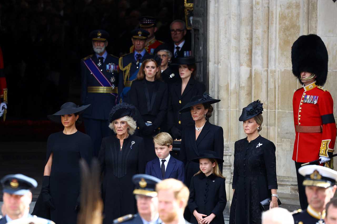 Adorable moment mourning Princess Charlotte copies aunt Sophie Wessex with touching show of respect