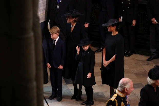 Royal fans praise Princess Charlotte’s impeccable funeral appearance & compare her to her beloved Gan-Gan, the Queen