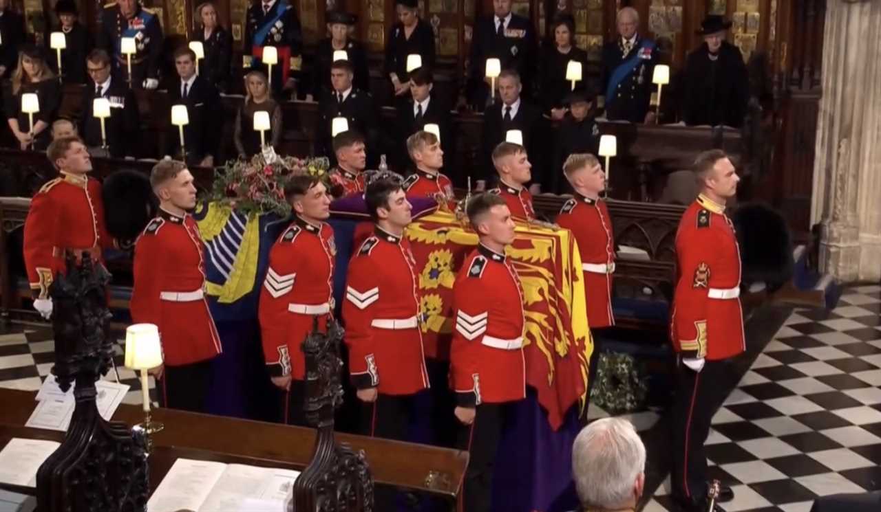 Pallbearers carrying the Queen’s coffin on final journey revealed as surf-mad soldier, bodybuilder and teenage underdog