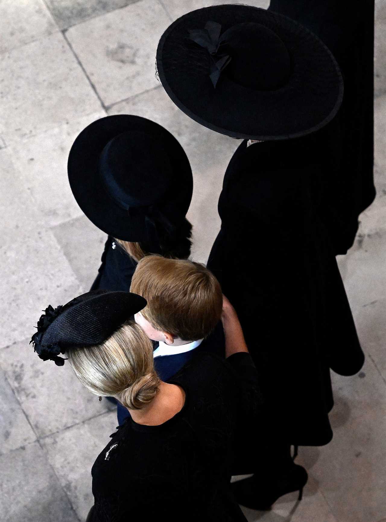 Sophie Wessex praised for sweet moment she subtly comforted Prince George and Princess Charlotte at Queen’s funeral