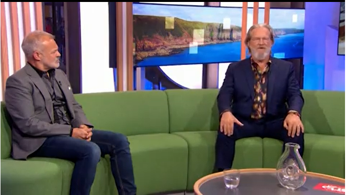 The One Show viewers seriously distracted by Jeff Bridges appearance as he opens up about health battle