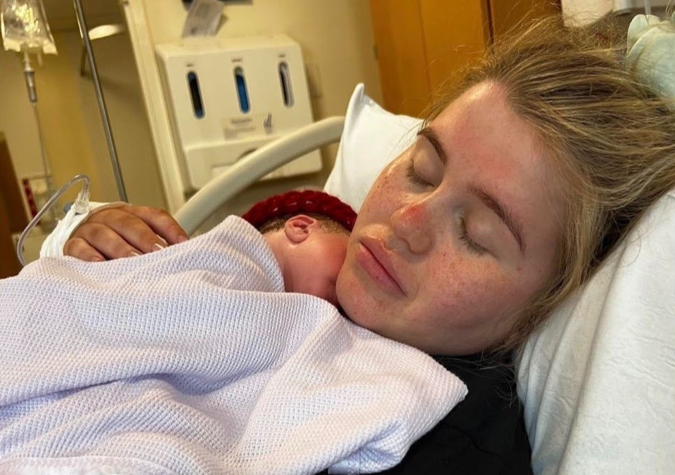 Gogglebox’s Georgia Bell shares snap of rarely-seen sister holding her baby son in gushing post