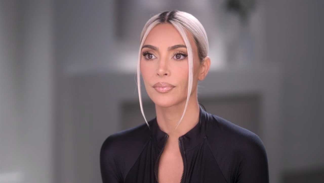 Kim Kardashian goes makeup-free & shows off her real skin including bags & dark circles in unedited footage