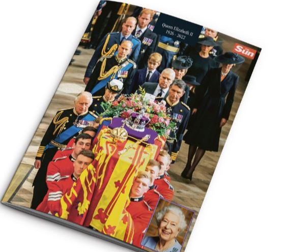 Don’t miss free glossy magazine commemorating the Queen’s majestic funeral tomorrow in The Sun