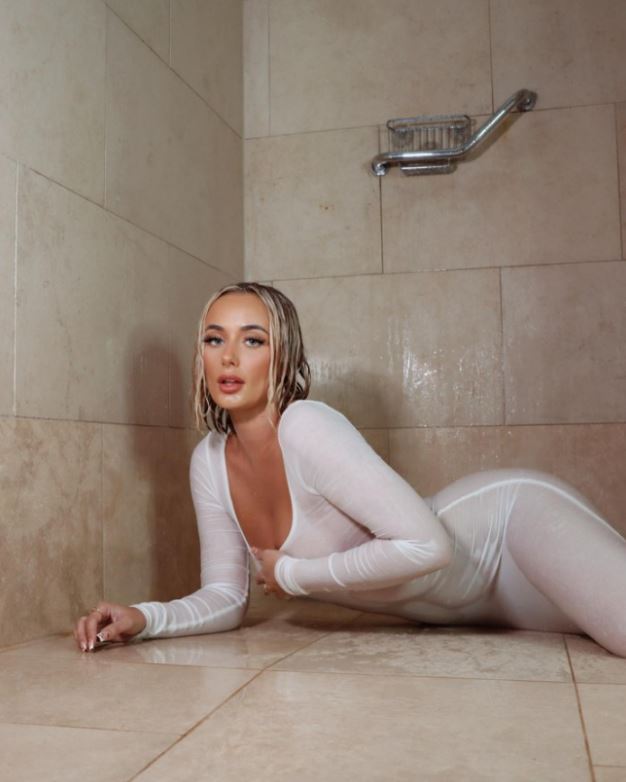 Love Island’s Millie Court goes braless as she poses for saucy shower snaps after Liam split