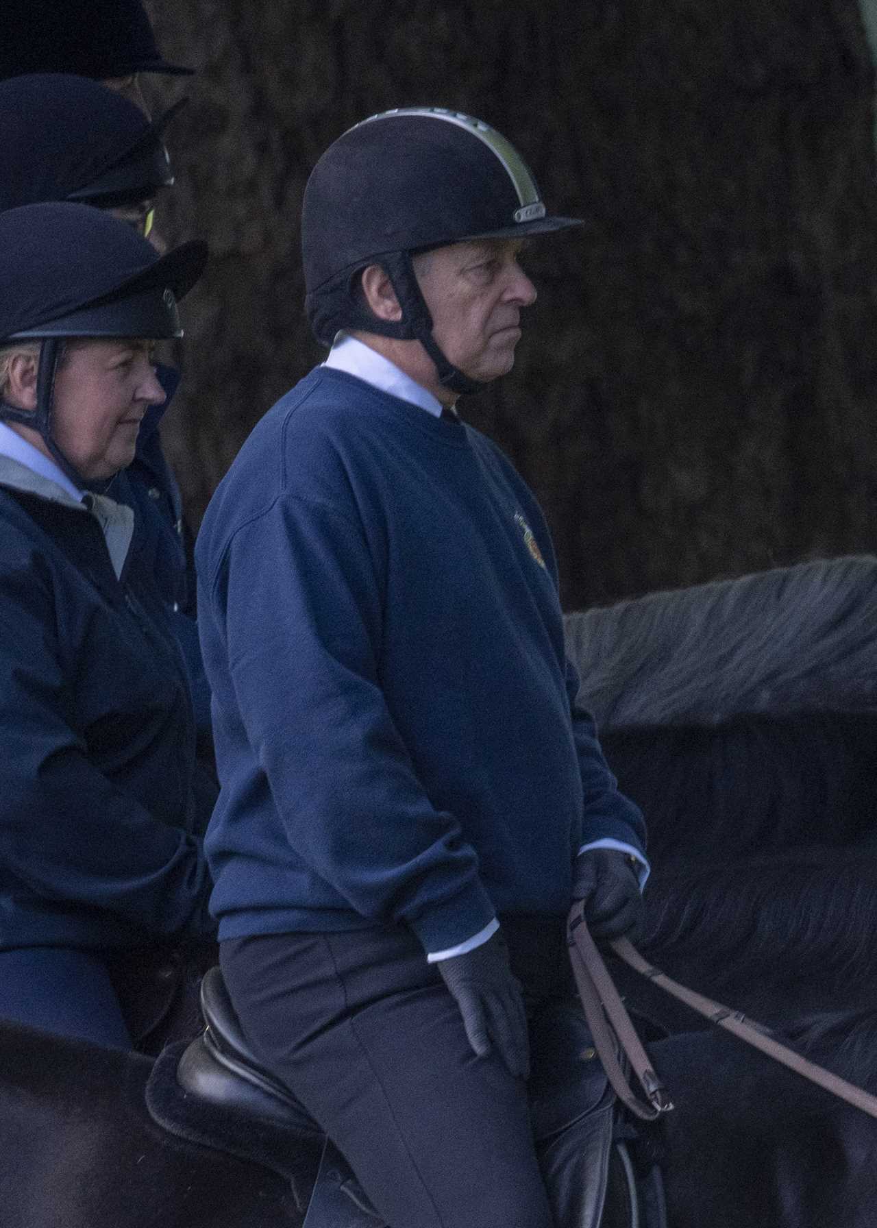 Prince Andrew seen for first time after claims he ‘lobbied hard’ to stop Charles from becoming King