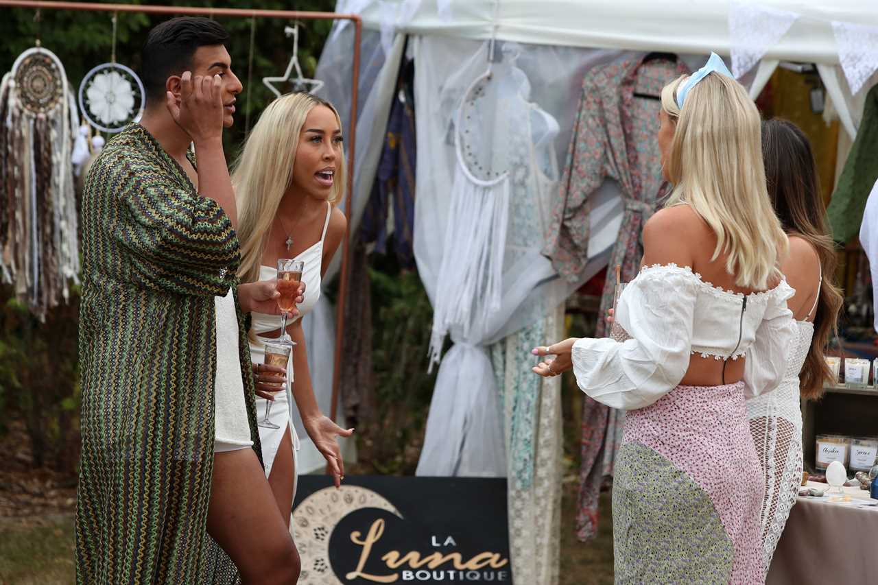 Towie stars in epic bust-up as Dani Imbert gives Chloe Meadows the finger in bitter row