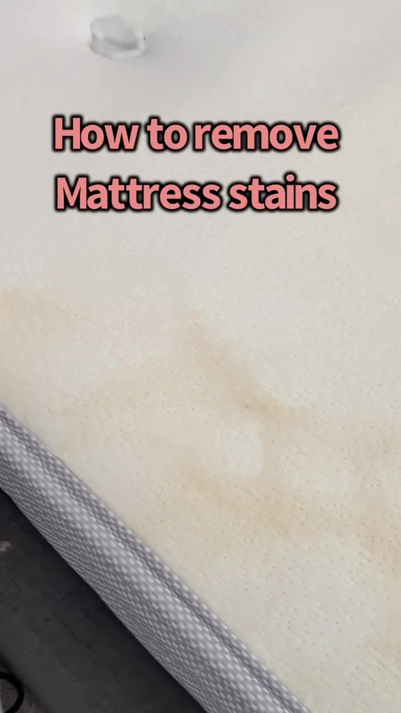 I’m the Queen of Clean and this is my cheap and simple hack to get rid of gross mattress stains in just 15 minutes