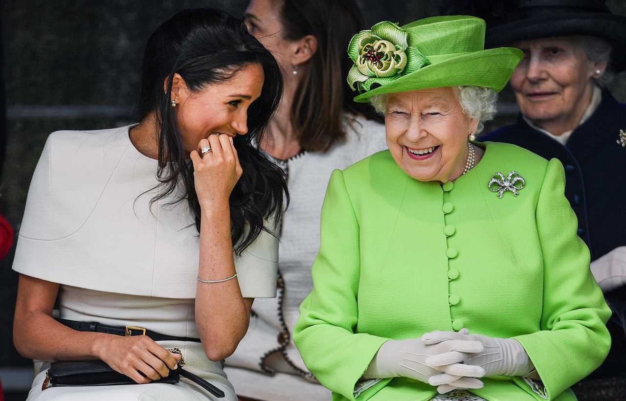 The Queen ‘gave Meghan a telling off when she ranted at caterer preparing a special vegan wedding menu’, insider claims