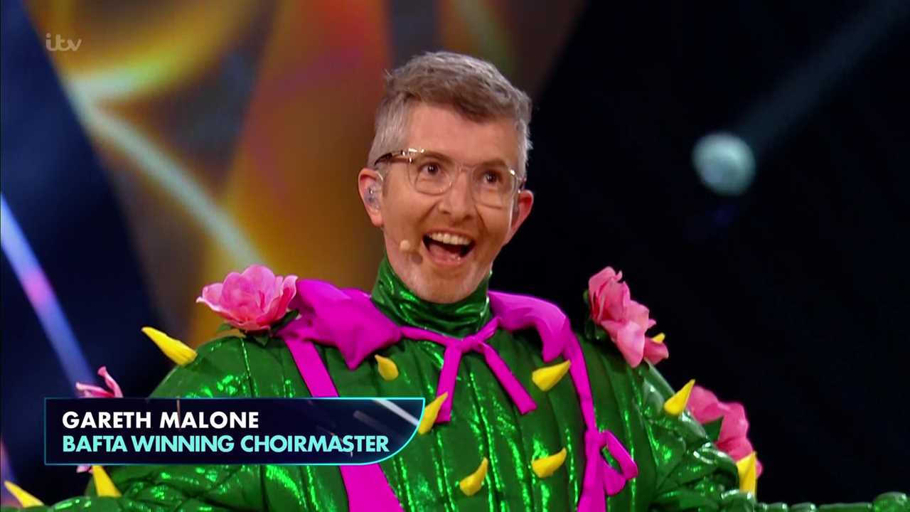 Masked Dancer fans shocked as Cactus is revealed as Gareth Malone