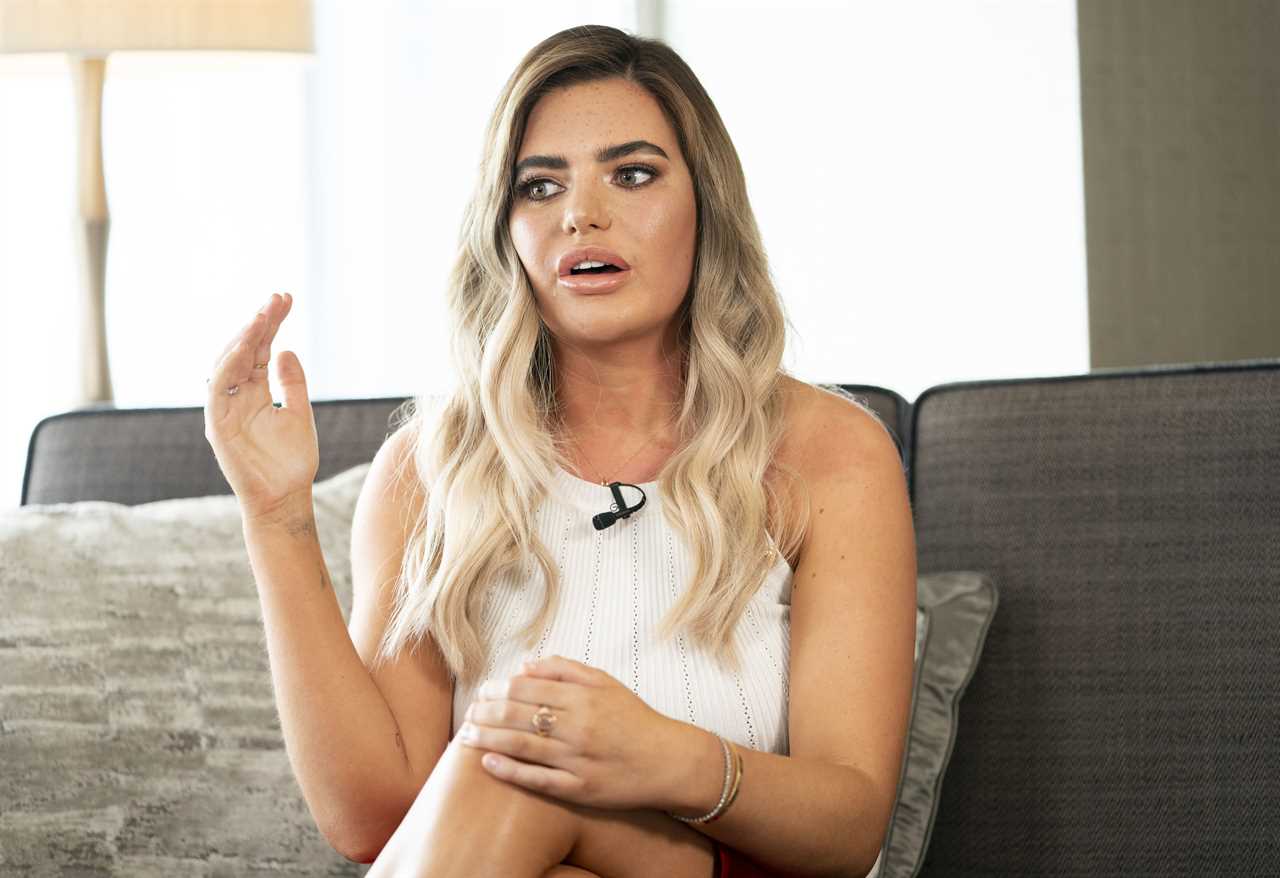 Megan Barton-Hanson sees a therapist once a week after being burgled and suffering a break-up since starring on Love Island