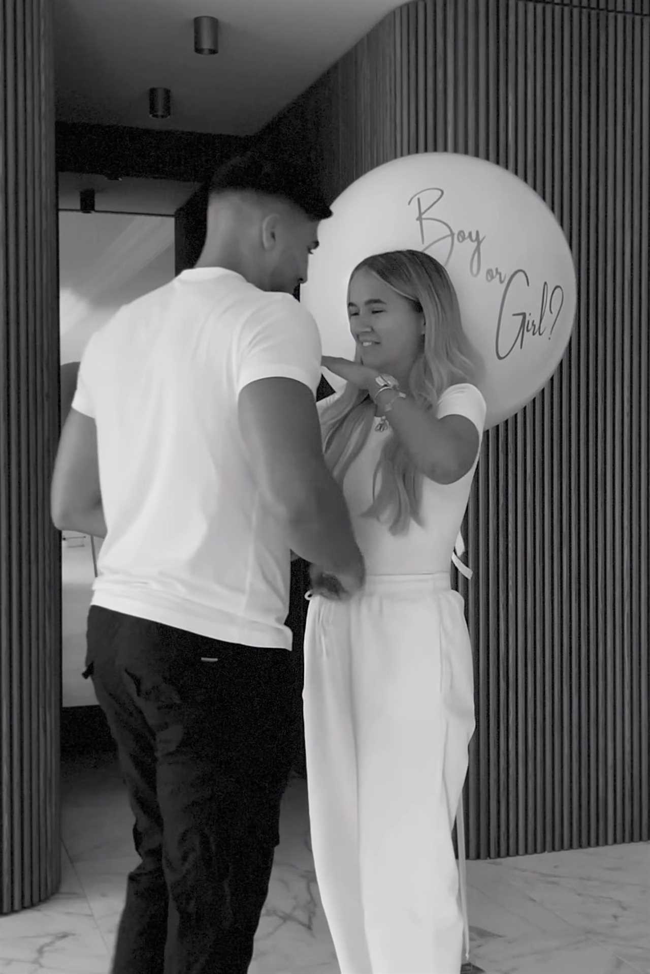 Molly-Mae Hague and Tommy Fury tease baby gender reveal after suprise pregnancy announcement