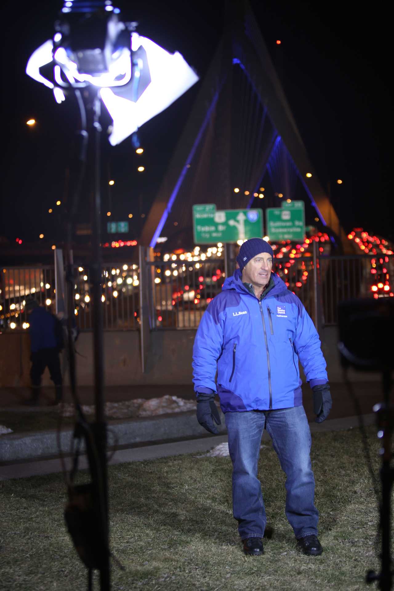 Where is Weather Channel presenter Jim Cantore?