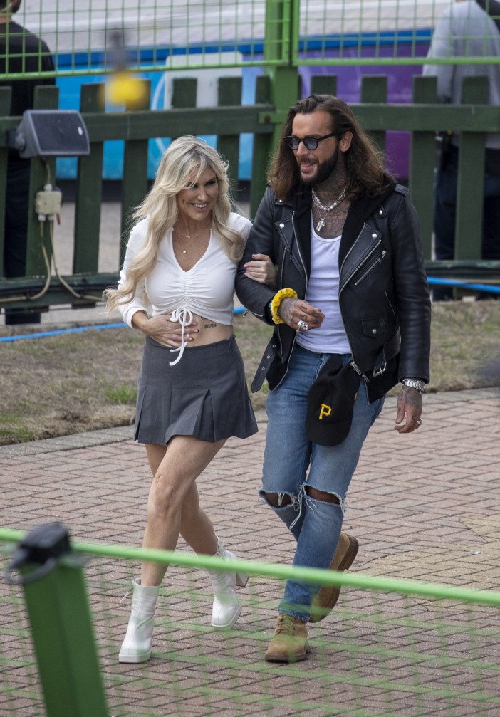 Pete Wicks gets close to mystery blonde on Celebs Go Dating – after cosy date with Ella Rae Wise on Towie