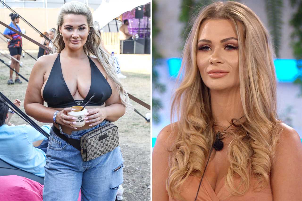 Love Island’s Shaughna Phillips looks incredible in brown dress at Tasha Ghouri’s shoe launch