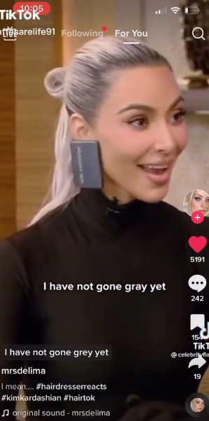 Kardashian fans slam Kim as they catch star in ‘blatant lie’ about her hair in live TV moment