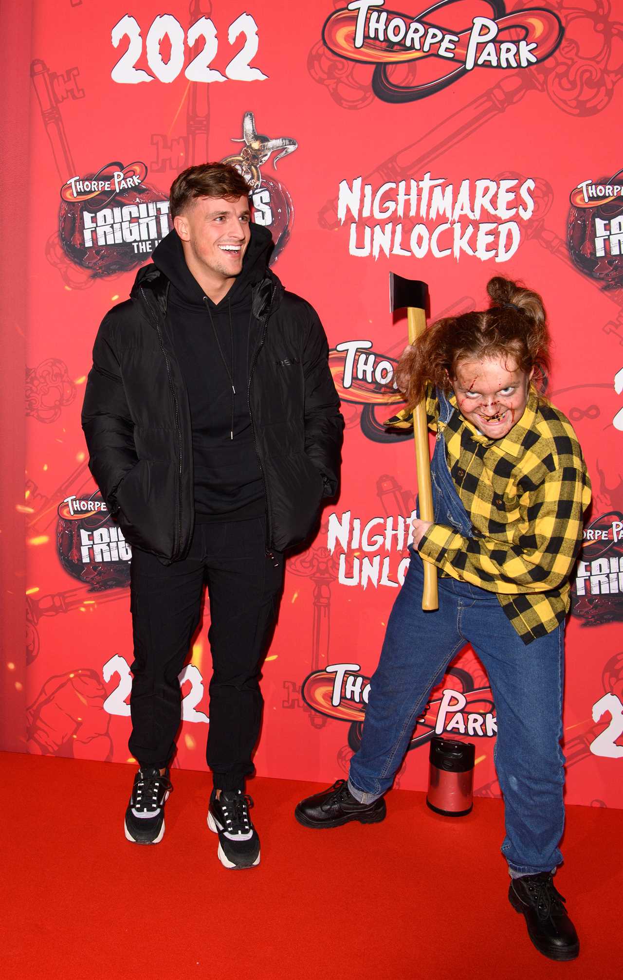 Love Island’s Tasha Ghouri and Andrew Le Page hint at marriage after moving in together at Thorpe Park Fright Night do