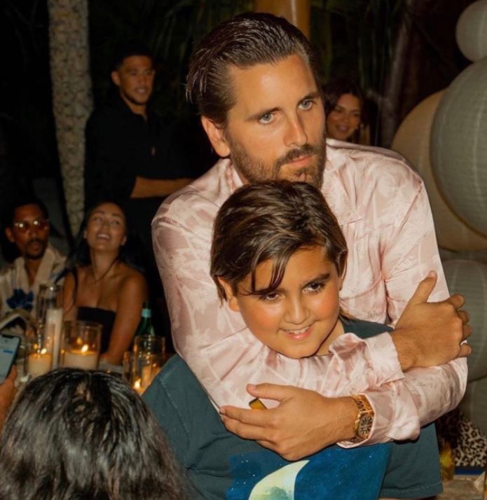 In June, Mason's father, Scott Disick, gave him a shoutout on Instagram for his 6th grade graduation