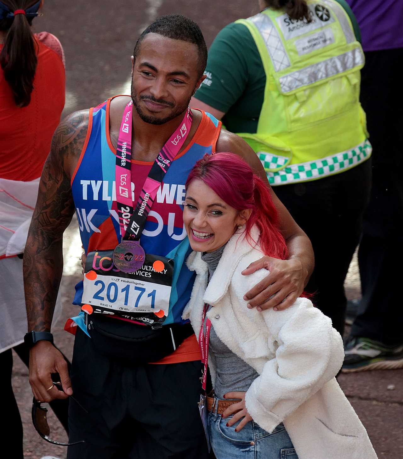 Strictly Come Dancing star runs London Marathon just hours after wowing judges in the ballroom