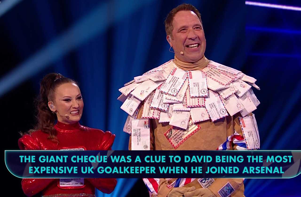 Masked Dancer’s David Seaman reveals truth behind nasty injury that knocked wife Frankie out of the show