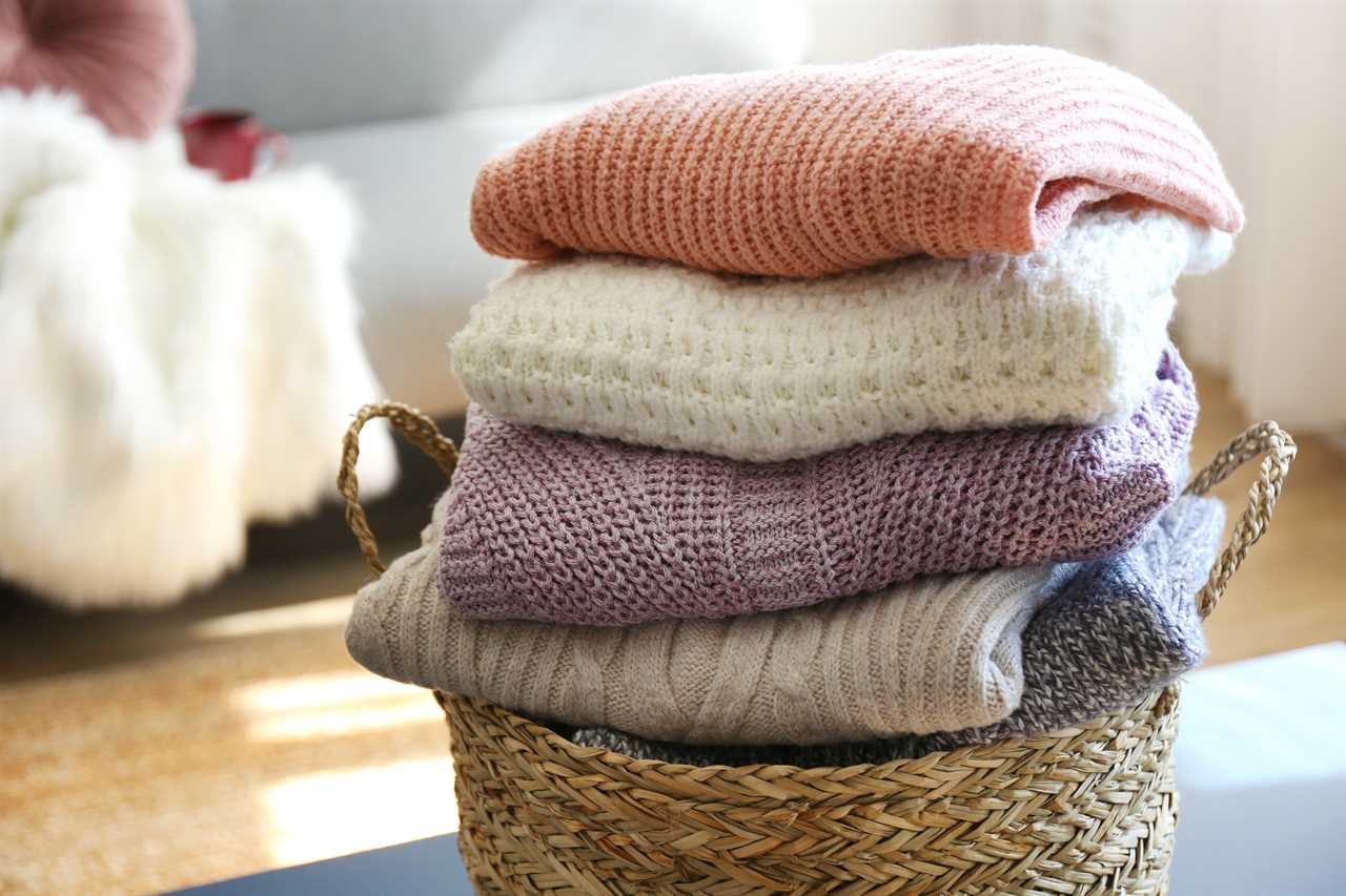I’m the Queen of Clean… my hacks will revive your  knitwear – & the one place you should never store your jumpers