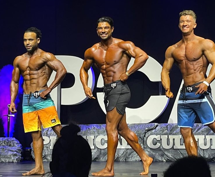 Love Island’s Anton Danyluk unrecognisable after mega body overhaul as he appears in bodybuilding contest