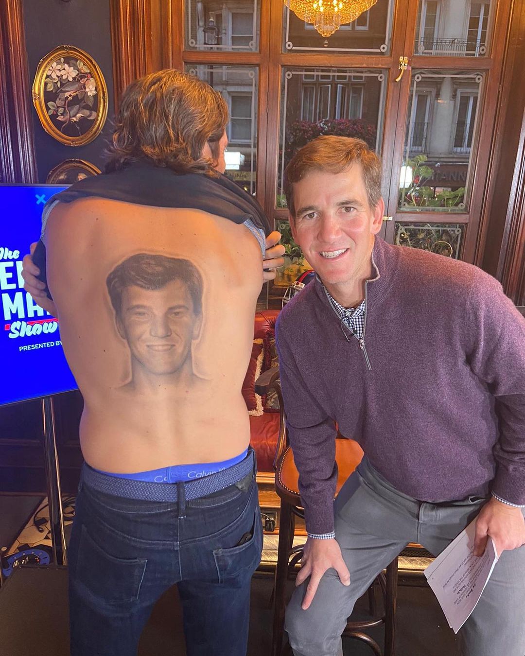 This Morning’s Vernon Kay shocks fans as he reveals enormous tattoo of US star’s face on his back after losing a bet