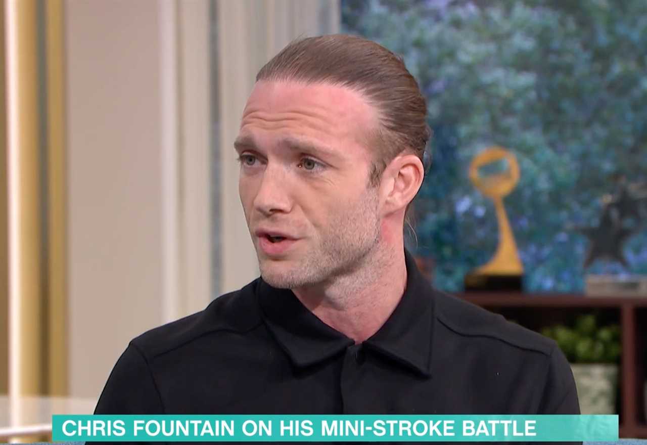 Coronation Street actor Chris Fountain, 35, opens up on terrifying stroke on This Morning