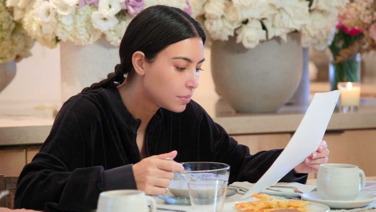 Kardashian fans mock Kim after they spot her eating ‘disgusting’ breakfast with mom Kris Jenner in new video