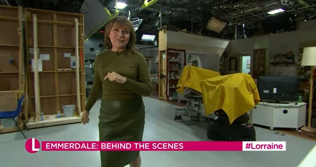 Lorraine reveals huge surprise about Emmerdale’s Woolpack pub on rare behind-the-scenes tour