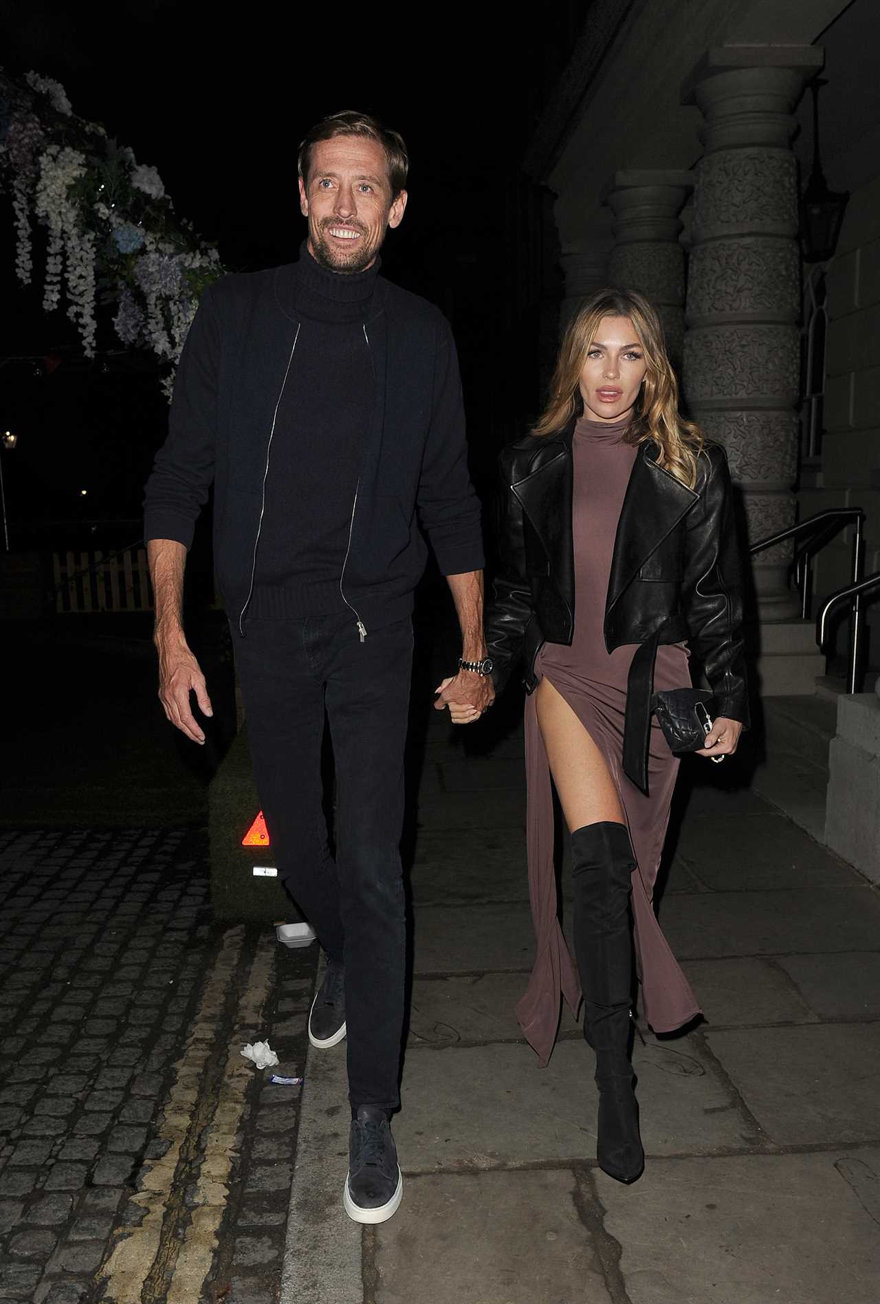 The Masked Dancer’s Peter Crouch holds hands with stunning wife Abbey Clancy on romantic date night