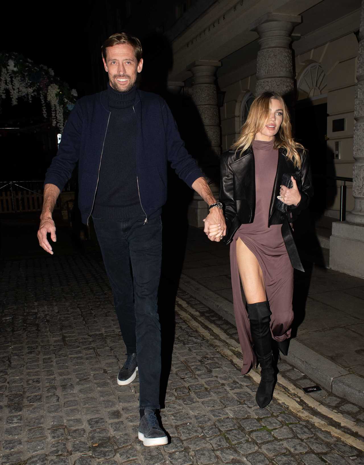 The Masked Dancer’s Peter Crouch holds hands with stunning wife Abbey Clancy on romantic date night