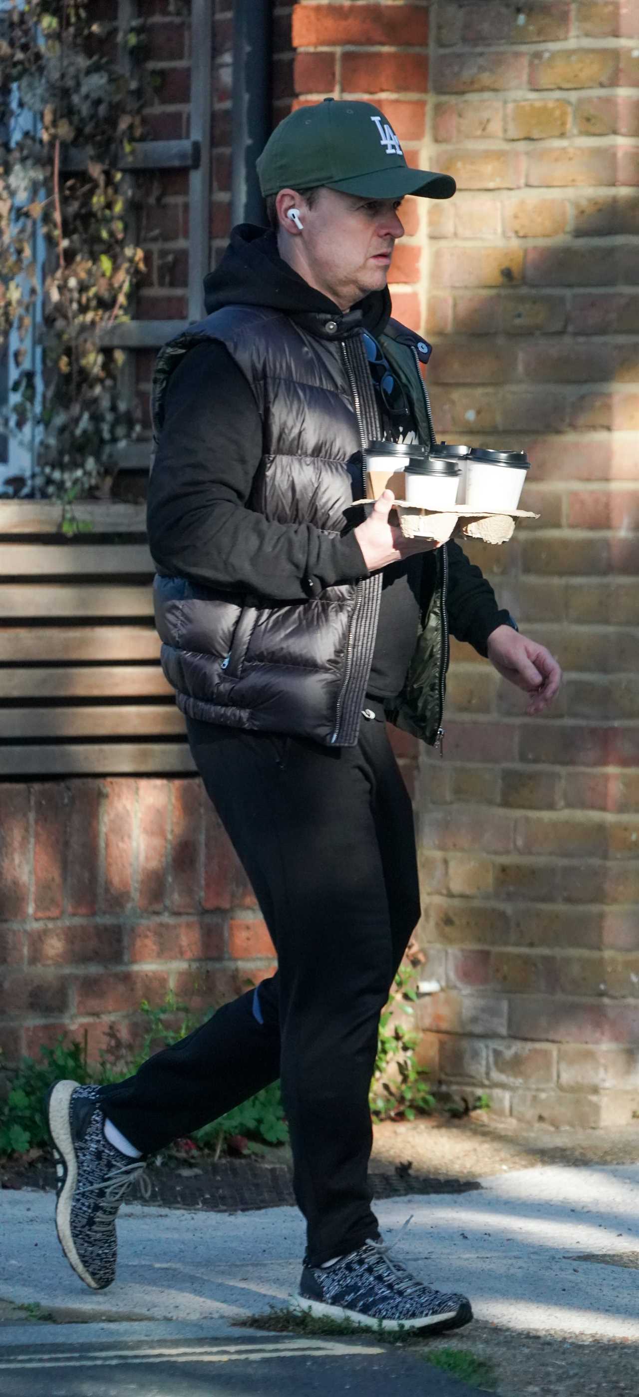 Dec Donnolly spotted for the first since catching Covid with wife Ali as she cradles baby son Jack