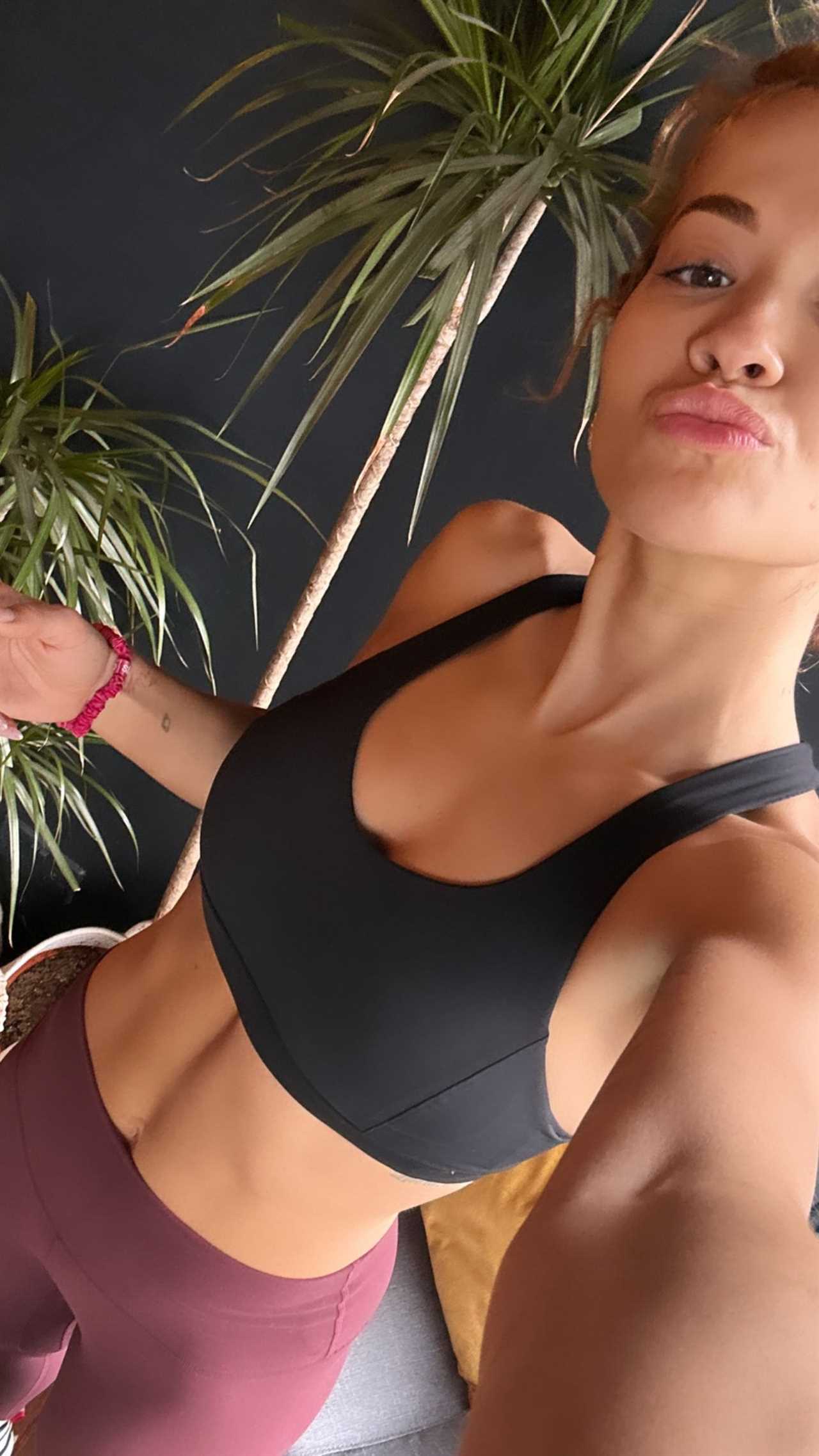 Rita Ora looks slimmer than ever as she shows off washboard abs in London