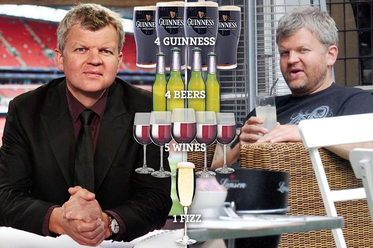 Adrian Chiles says school trip to Germany at 14 is to blame for his love of booze