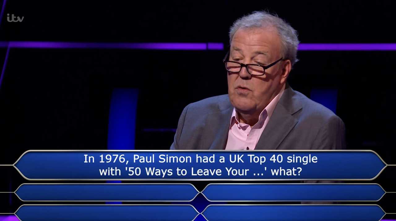 Who Wants To Be A Millionaire viewers in tears as Richard Madeley calls Jeremy Clarkson by wrong name in epic gaffe