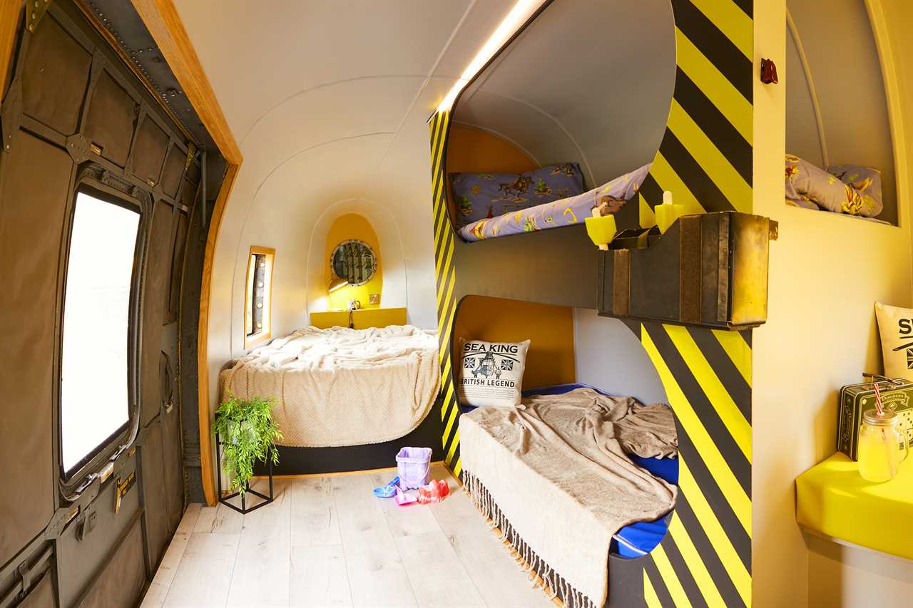 You can spend the night in a helicopter that Prince William once flew – and kids will love it