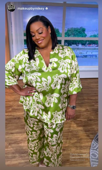 Alison Hammond looks thinner than ever as she poses backstage at This Morning