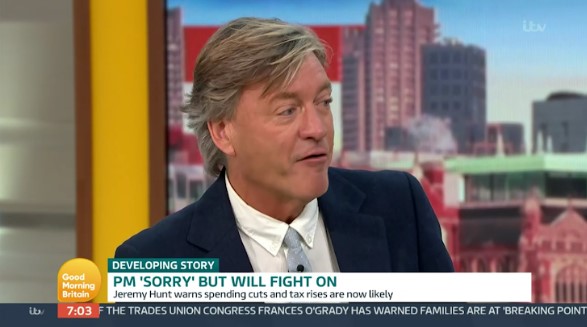 Richard Madeley shocks GMB co-star as he interrupts her – and she’s left speechless